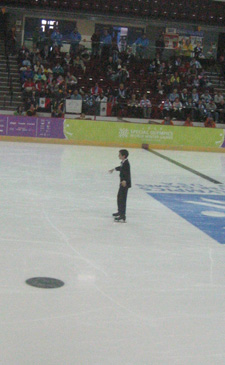 Athlete, individual figure skating event, Quest Arena 